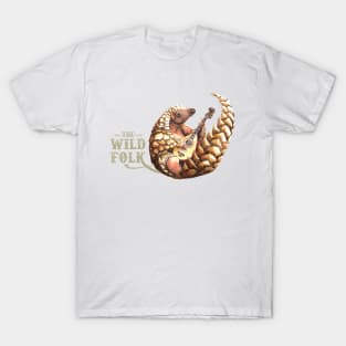 The Wilf Folk - Pangolin on Mandolin T-Shirt